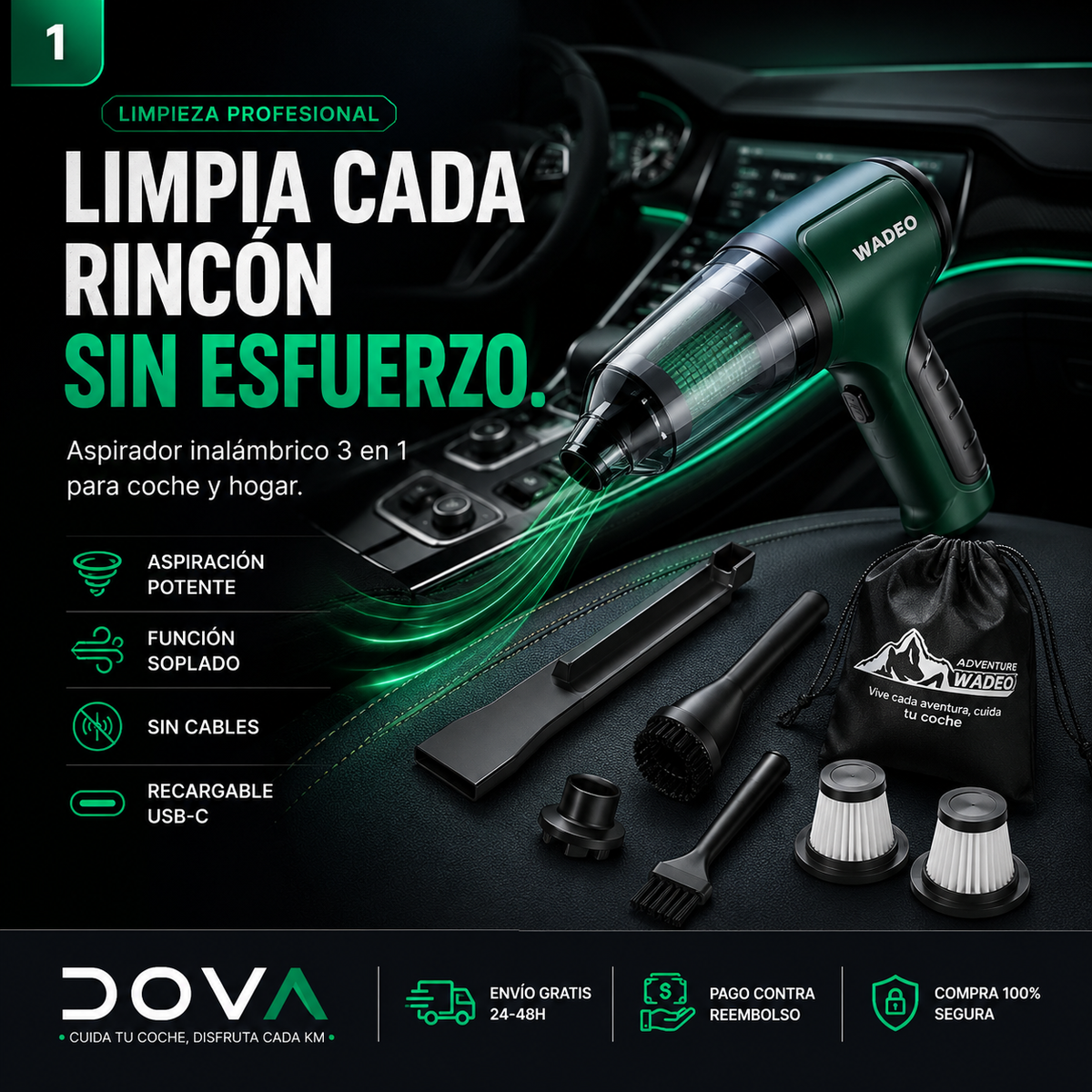 Aspirador Inalambrico TORNADO™