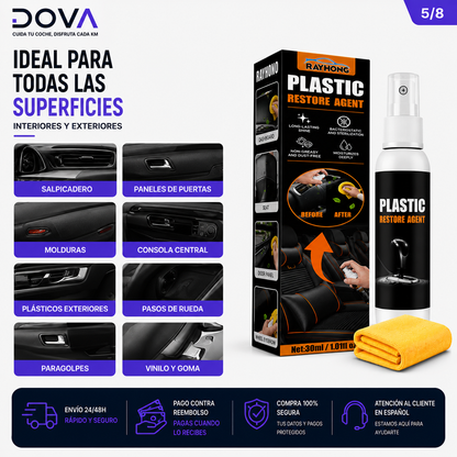 Restaurador de Plásticos para Coche – Acabado Como Nuevo en Minutos