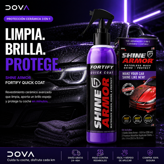 Revestimiento Cerámico Hidrofóbico 3 en 1 ELITE para Coche